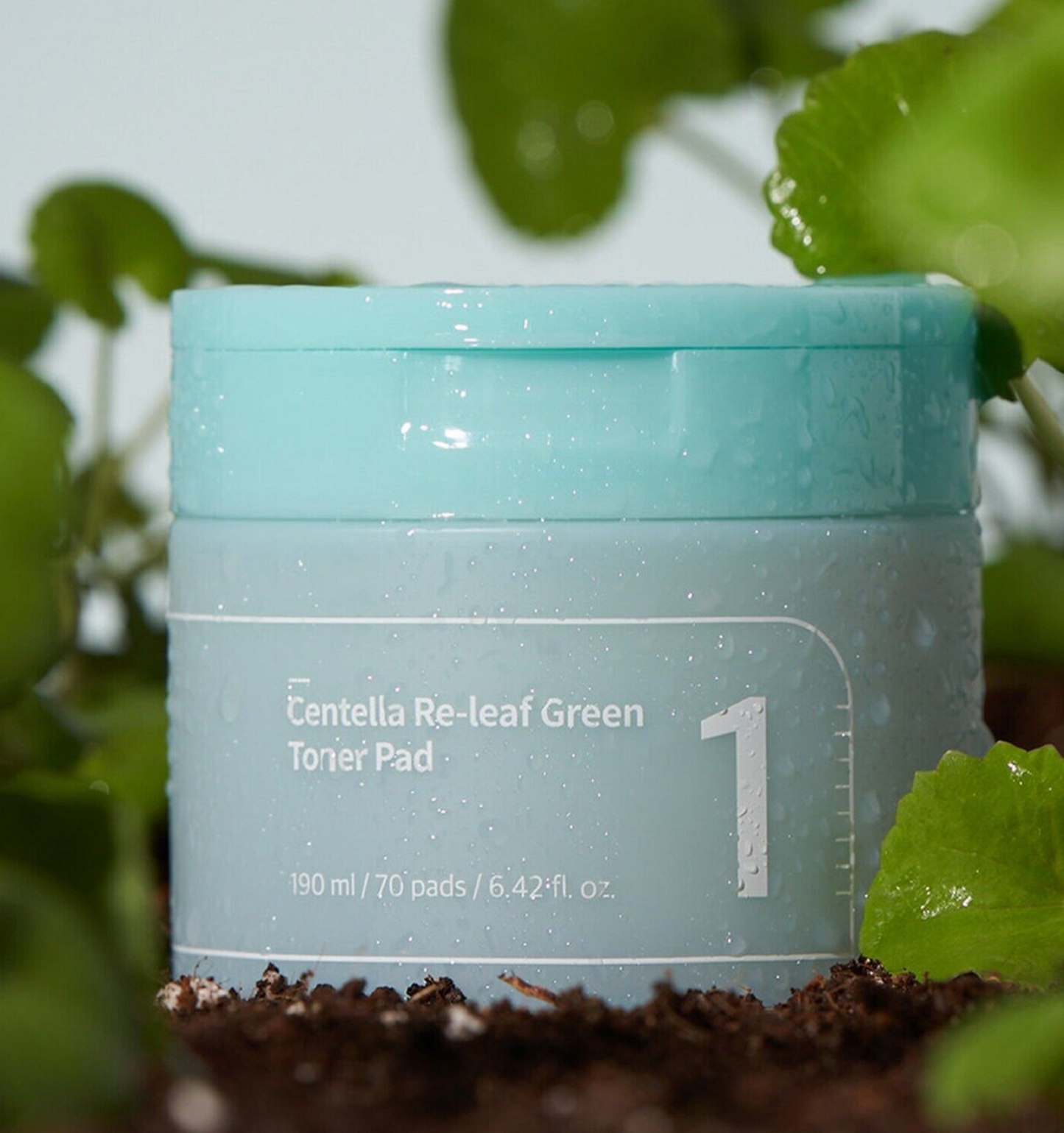 Centella Re-Leaf Green Toner Pad, Numbuzin No.1 Centella Re-Leaf Green Toner Pad