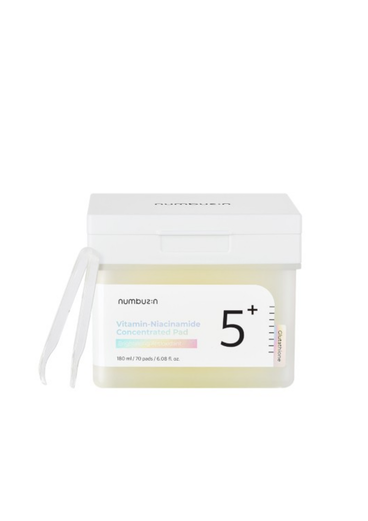 Numbuzin No 5 Vitamin Niacinamide Concentrated Pad, Numbuzin- No.5 Vitamin-Niacinamide Concentrated Pad 180ml (70Pads)