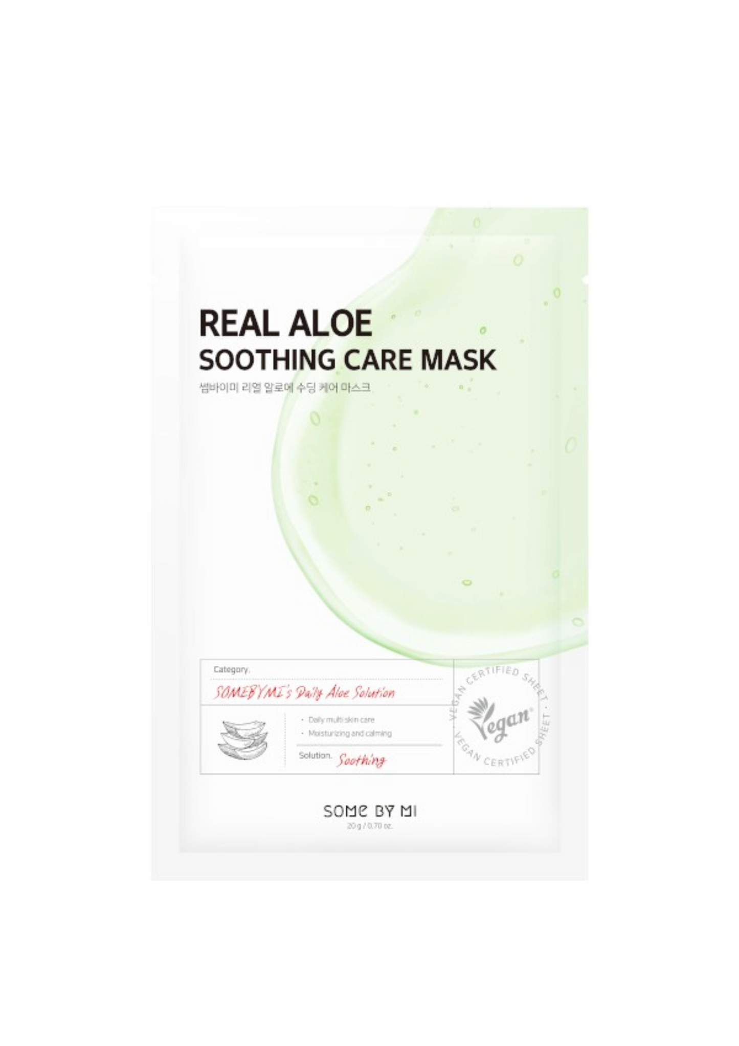 SOME BY MI- Real Aloe Soothing Care Mask (1pcs)