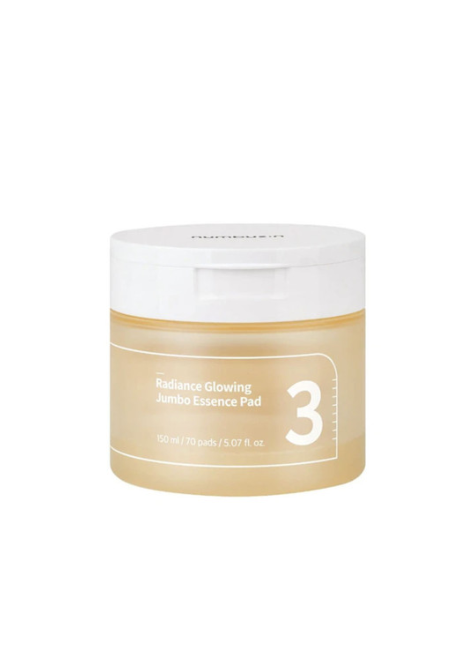 Radiance Glowing Jumbo Essence Pad, Numbuzin- No.3 Radiance Glowing Jumbo Essence Pad (70ea)