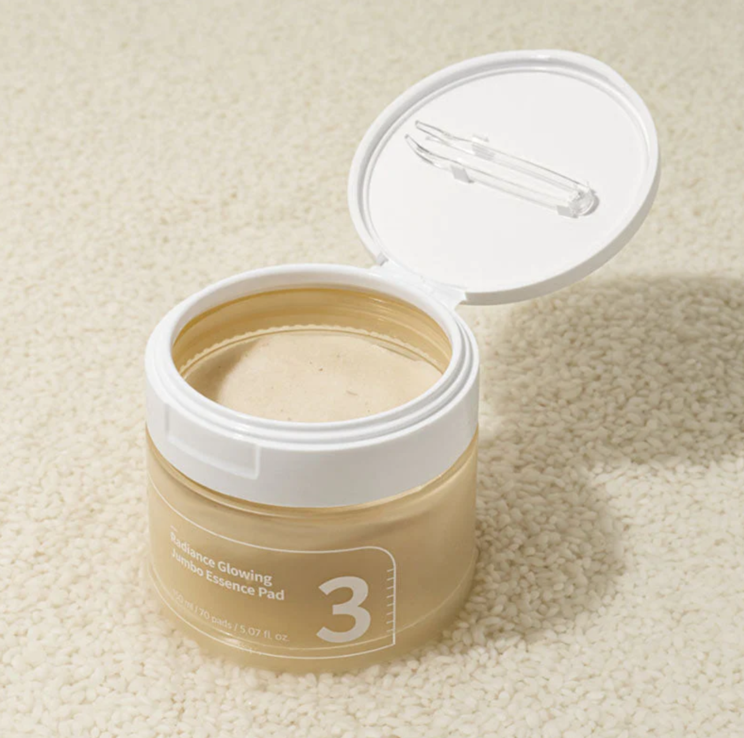 Radiance Glowing Jumbo Essence Pad, Numbuzin- No.3 Radiance Glowing Jumbo Essence Pad (70ea)