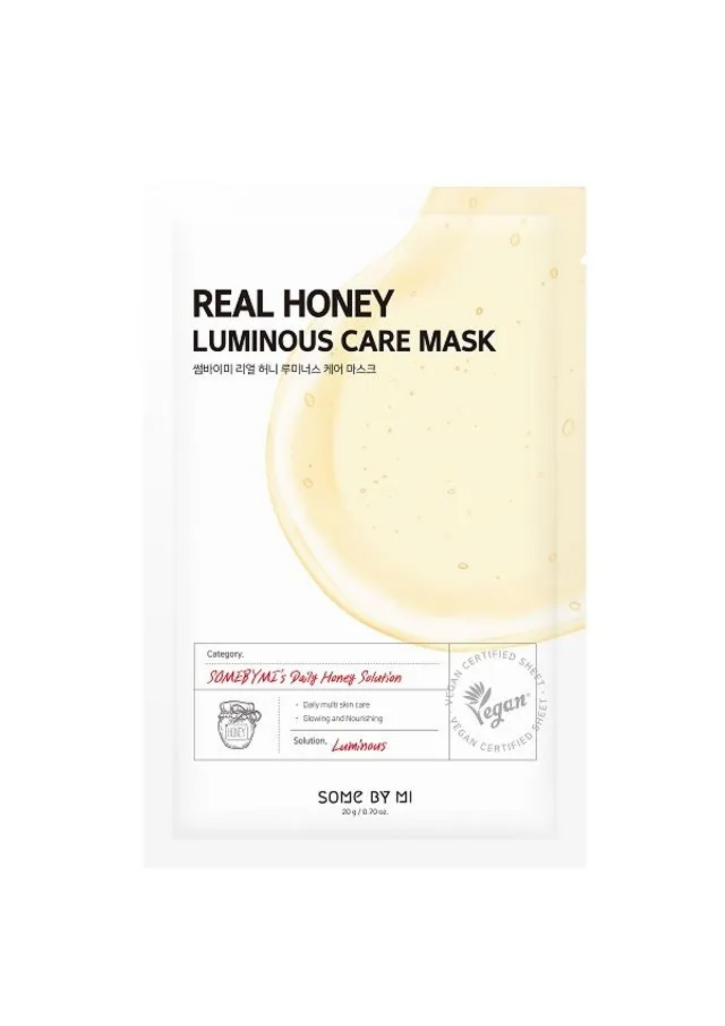 SOME BY MI- Real Honey Luminous Care Mask (1pcs)